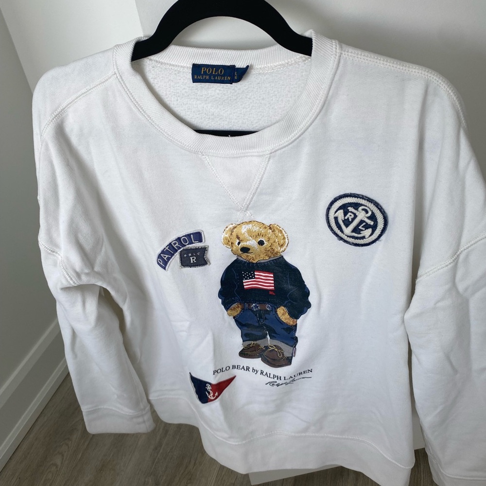 Ralph Lauren White Sweatshirt